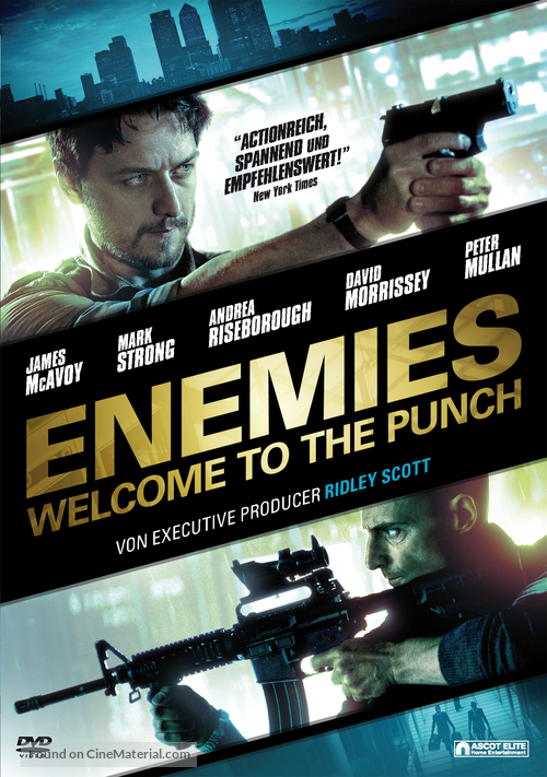 Welcome to the Punch - Swiss DVD movie cover