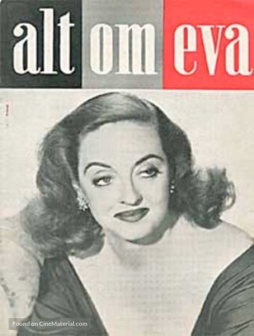 All About Eve - Danish Movie Poster
