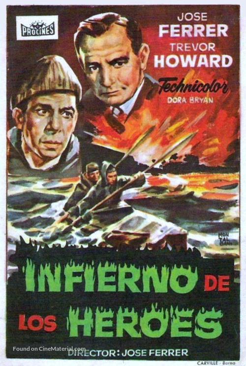 The Cockleshell Heroes - Spanish Movie Poster