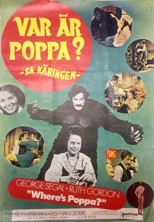 Where&#039;s Poppa? - Swedish Movie Poster
