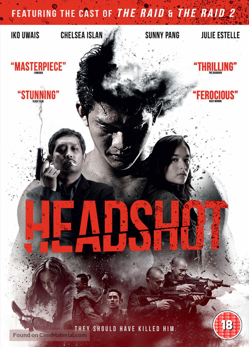 Headshot - British DVD movie cover
