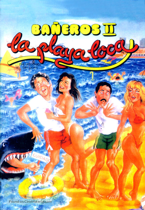 Ba&ntilde;eros II, la playa loca - Argentinian DVD movie cover