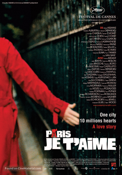 Paris, je t&#039;aime - Belgian Movie Poster