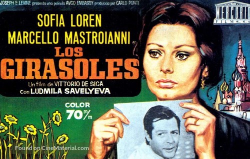 I girasoli - Spanish Movie Poster