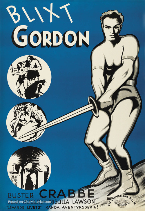 Flash Gordon - Swedish Movie Poster