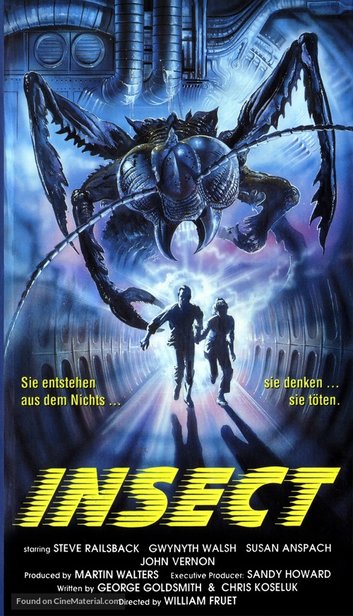 Blue Monkey - German VHS movie cover