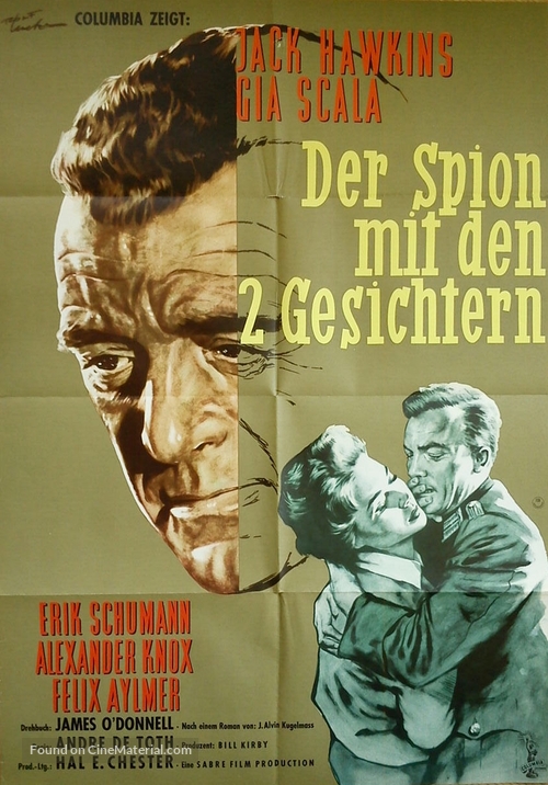 The Two-Headed Spy - German Movie Poster