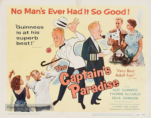 The Captain&#039;s Paradise - Movie Poster