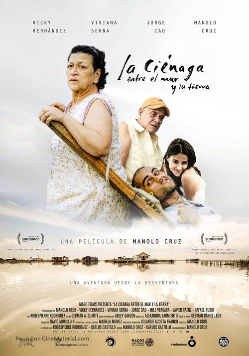 La ci&eacute;naga entre el mar y la tierra - Colombian Movie Poster