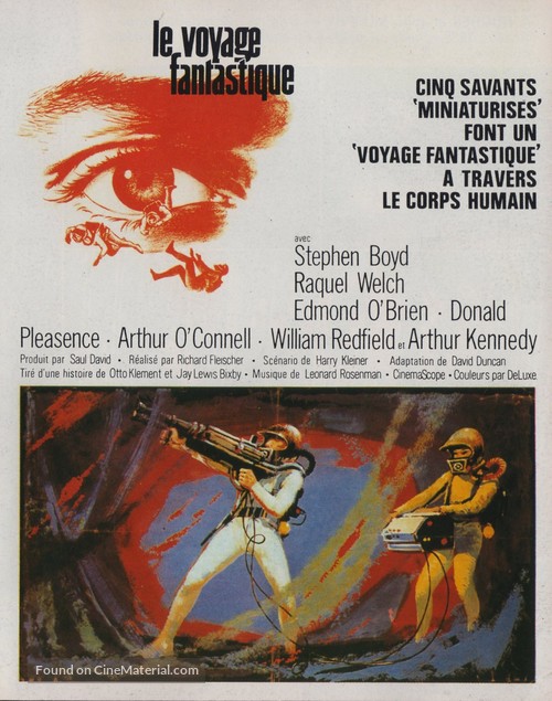 Fantastic Voyage - French Movie Poster