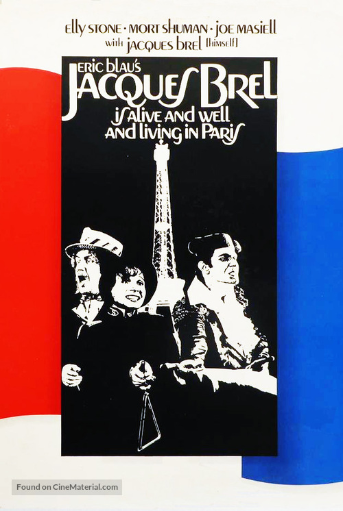 Jacques Brel Is Alive and Well and Living in Paris - Movie Poster