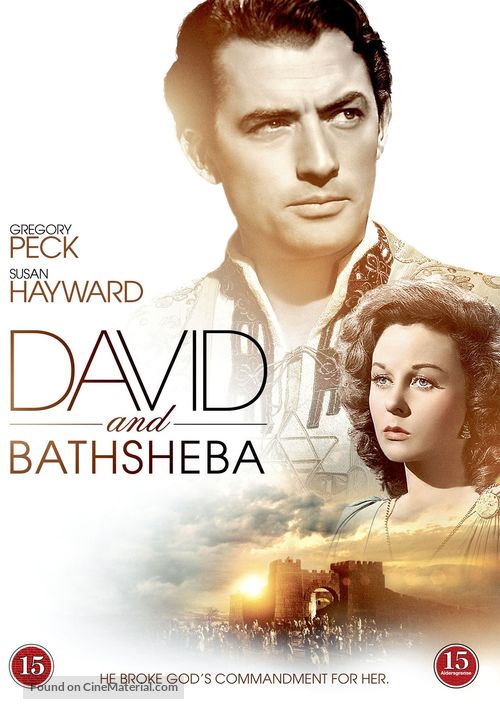 David and Bathsheba - Danish DVD movie cover