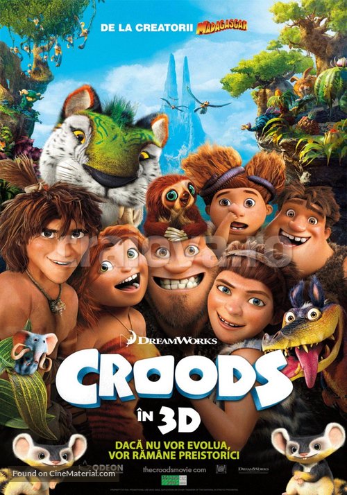 The Croods - Romanian Movie Poster