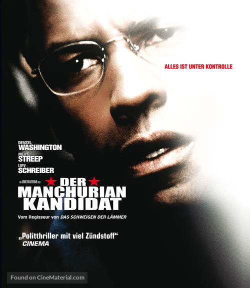 The Manchurian Candidate - German Movie Poster