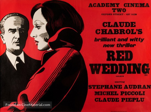 Les noces rouges - British Movie Poster