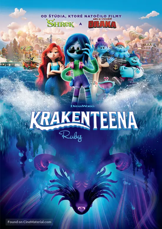 Ruby Gillman, Teenage Kraken - Slovak DVD movie cover