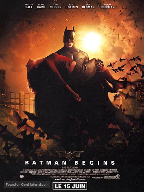 Batman Begins - French Movie Poster