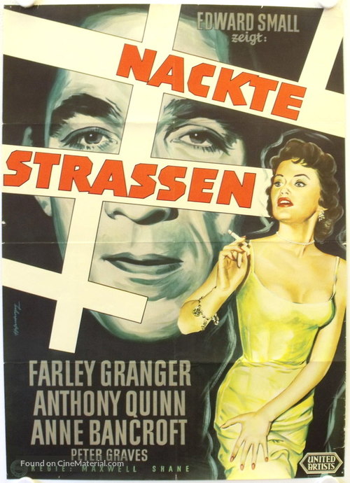 The Naked Street - German Movie Poster
