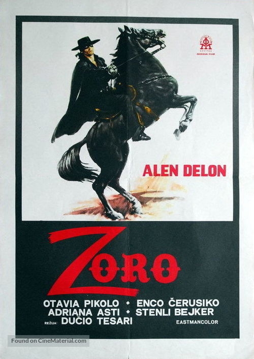 Zorro - Yugoslav Movie Poster