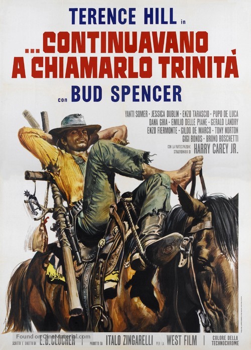 ...continuavano a chiamarlo Trinit&agrave; - Italian Movie Poster