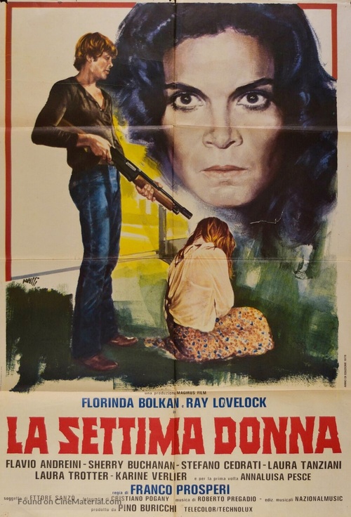 La settima donna - Italian Movie Poster