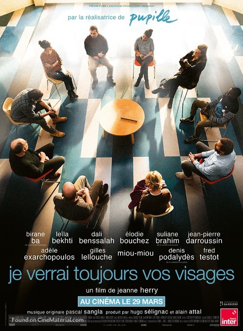 Je verrai toujours vos visages - French Movie Poster