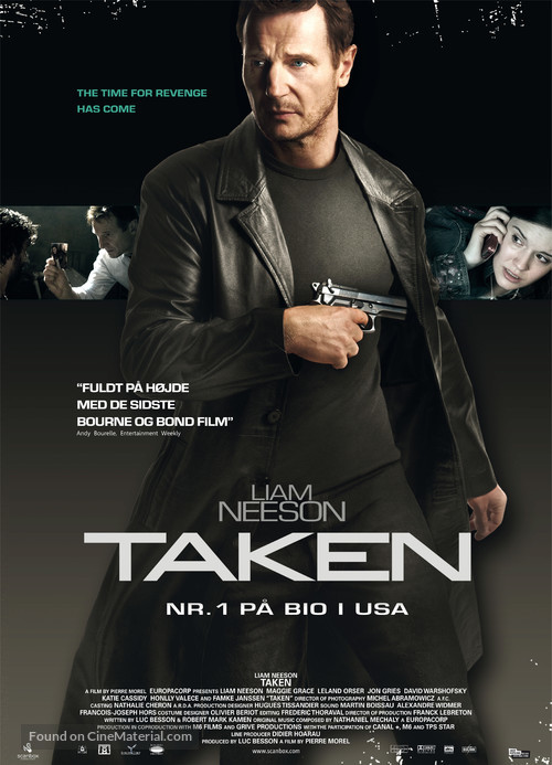 Taken - Danish Movie Poster
