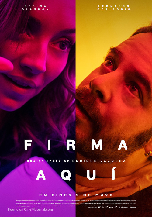 Firma aqu&iacute; - Mexican Movie Poster