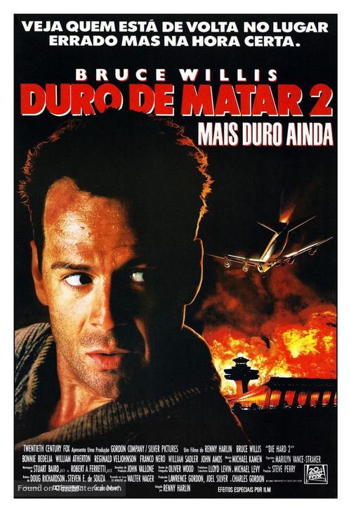 Die Hard 2 - Brazilian Movie Poster