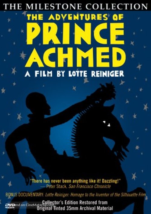 Die Abenteuer des Prinzen Achmed - DVD movie cover