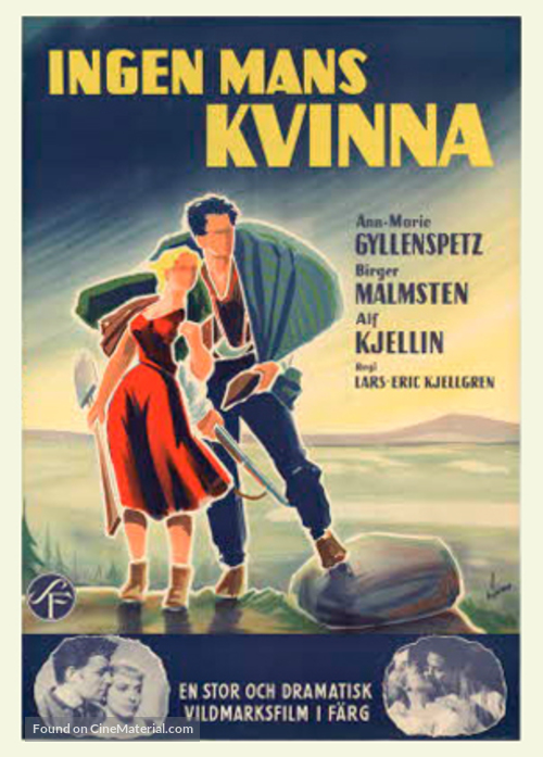 Ingen mans kvinna - Swedish Movie Poster