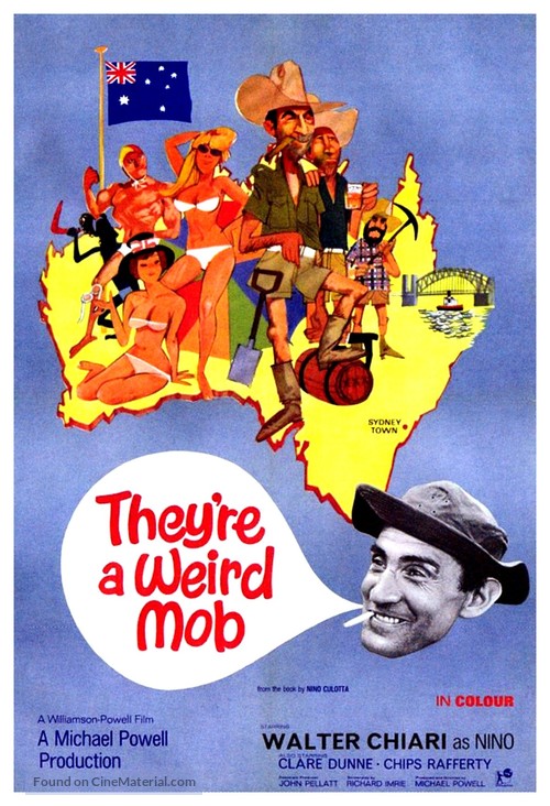 They&#039;re a Weird Mob - British Movie Poster