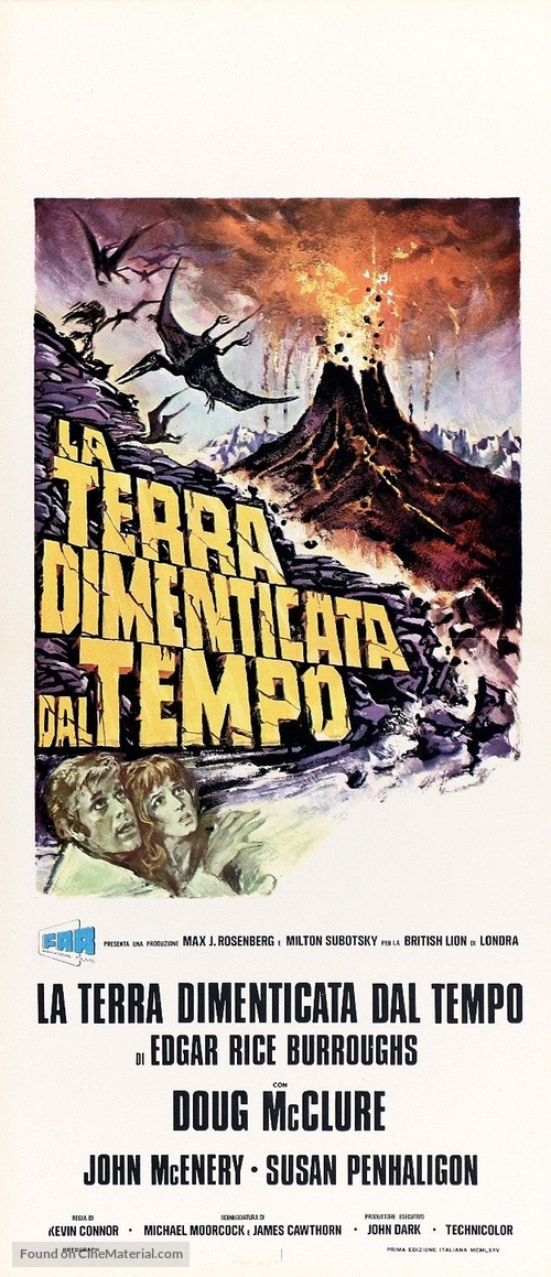 The Land That Time Forgot - Italian Movie Poster
