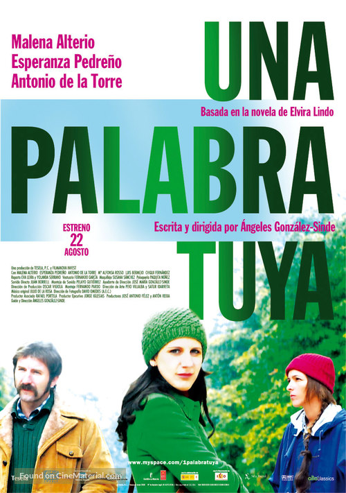 Palabra tuya, Una - Spanish Movie Poster