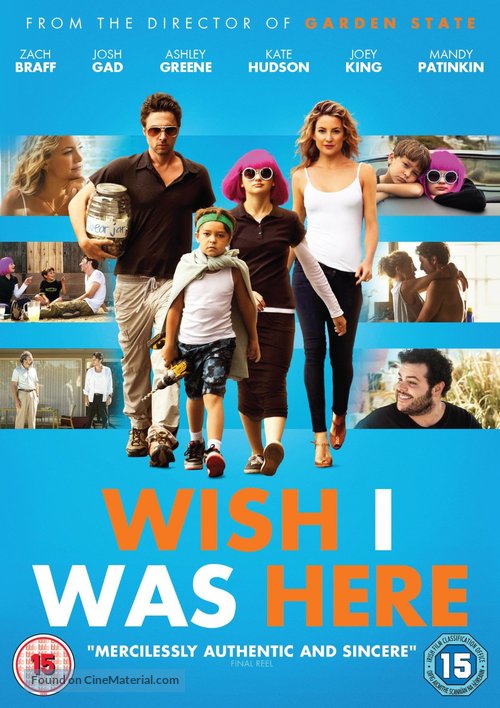 Wish I Was Here - British DVD movie cover