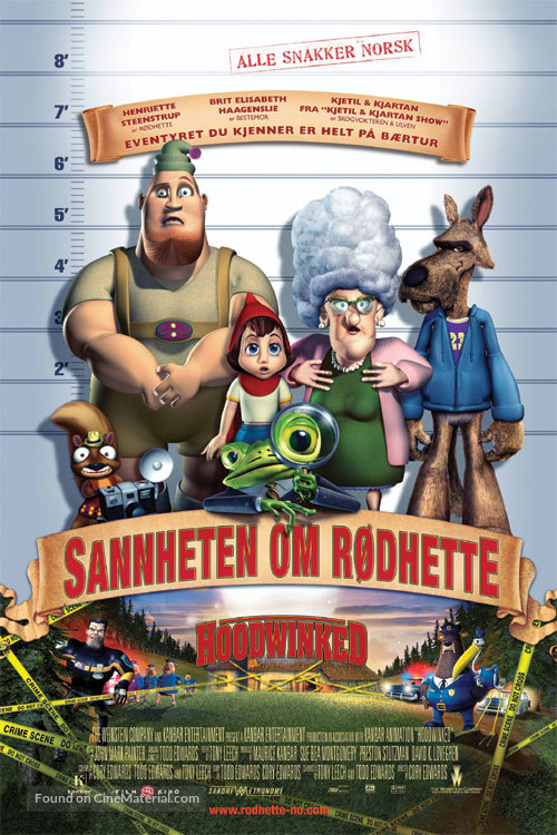 Hoodwinked! - Norwegian Movie Poster