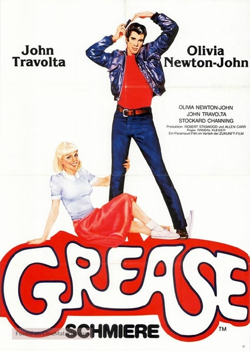 Grease - German Movie Poster