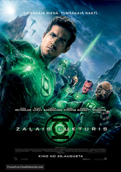 Green Lantern - Latvian Movie Poster