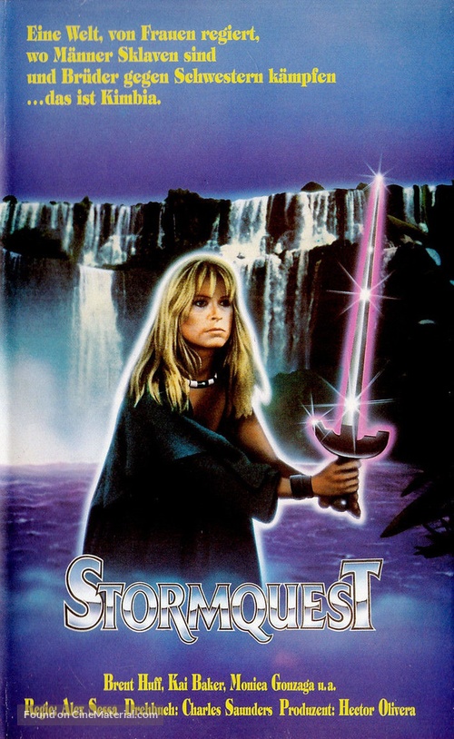 Stormquest - German VHS movie cover