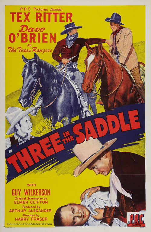 Three in the Saddle - Movie Poster