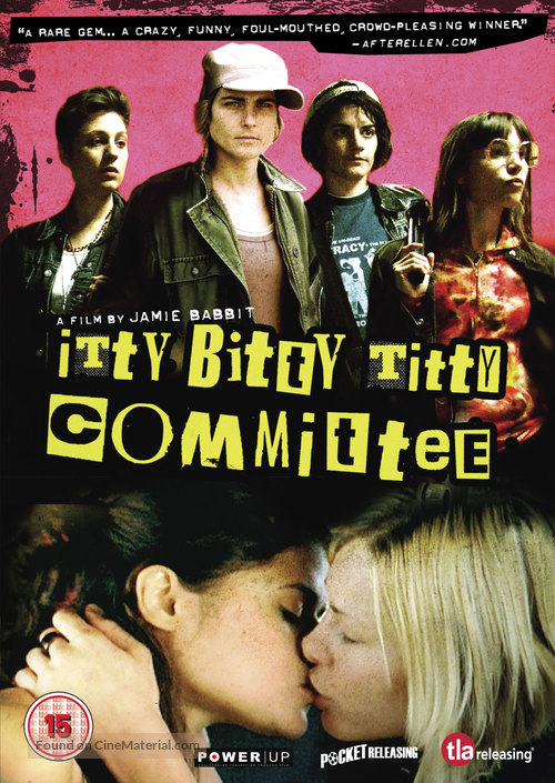 Itty Bitty Titty Committee - British DVD movie cover