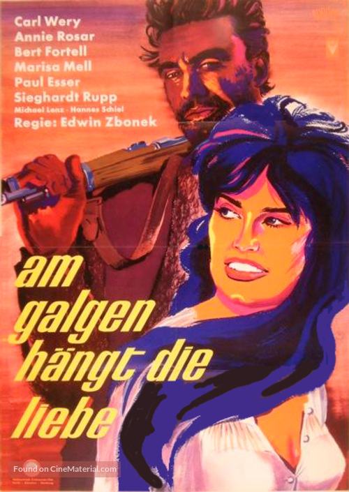 Am Galgen h&auml;ngt die Liebe - German Movie Poster