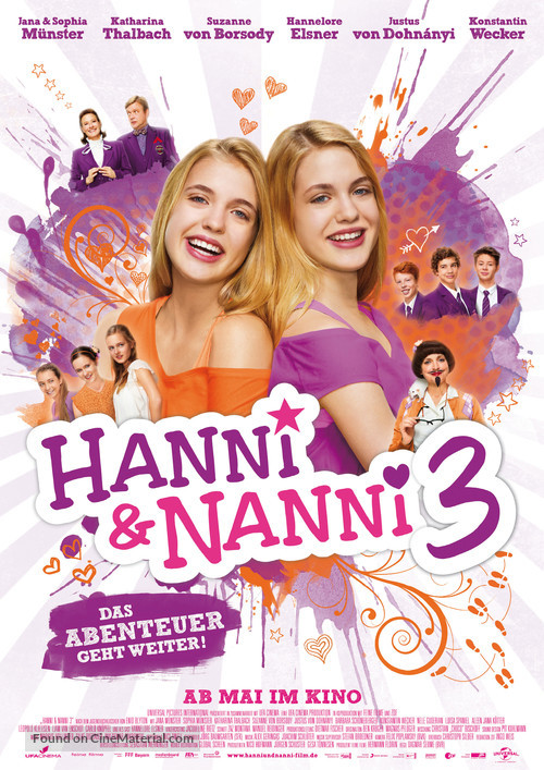 Hanni &amp; Nanni 3 - German Movie Poster