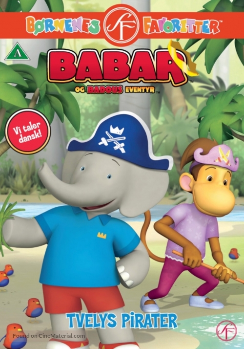 &quot;Babar and the Adventures of Badou&quot; - Danish DVD movie cover