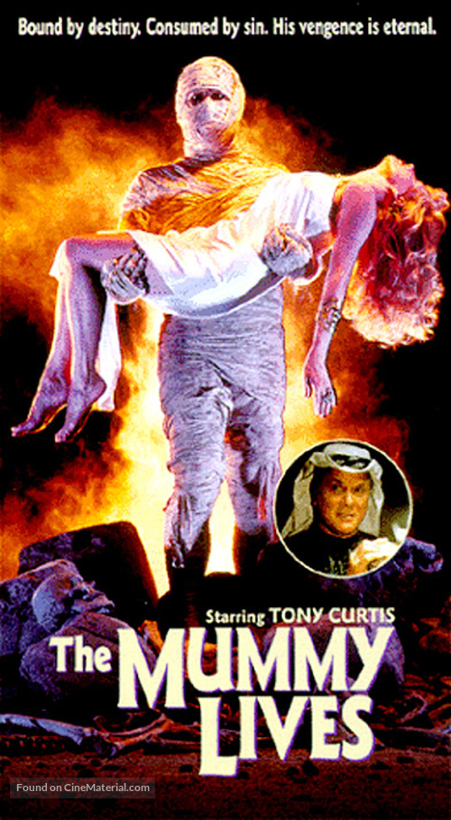 The Mummy Lives - VHS movie cover