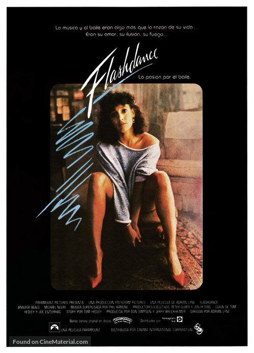 Flashdance - Spanish Movie Poster