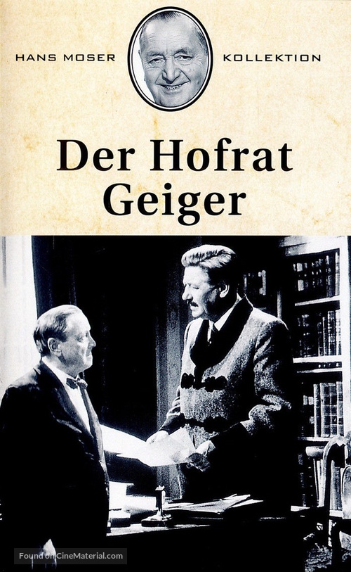 Der Hofrat Geiger - German VHS movie cover