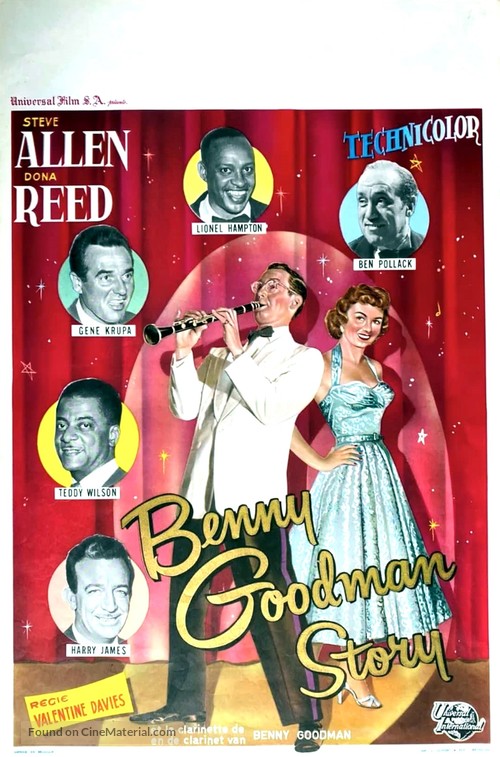 The Benny Goodman Story - Belgian Movie Poster