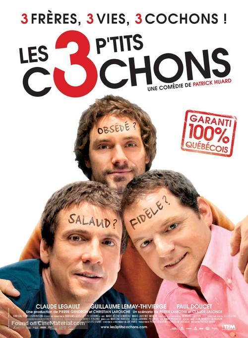 Les 3 p&#039;tits cochons - French Movie Poster