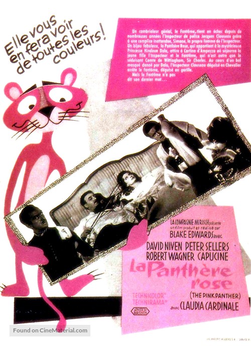 The Pink Panther - French Movie Poster